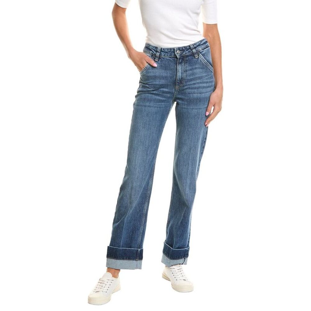 Boss Hugo Boss Womens Parkway Slim Straight Jean, Blue